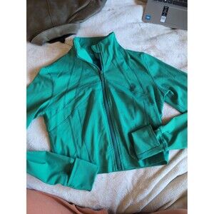 Green zip up size small